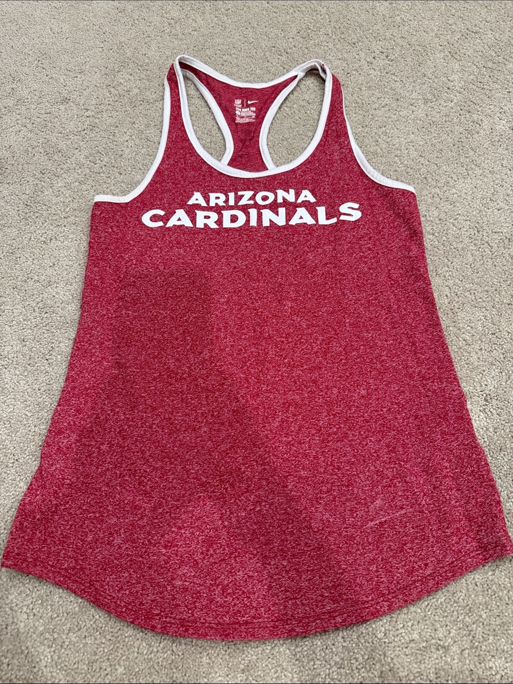 Nike Women's Red Arizona Cardinals Racerback Tank